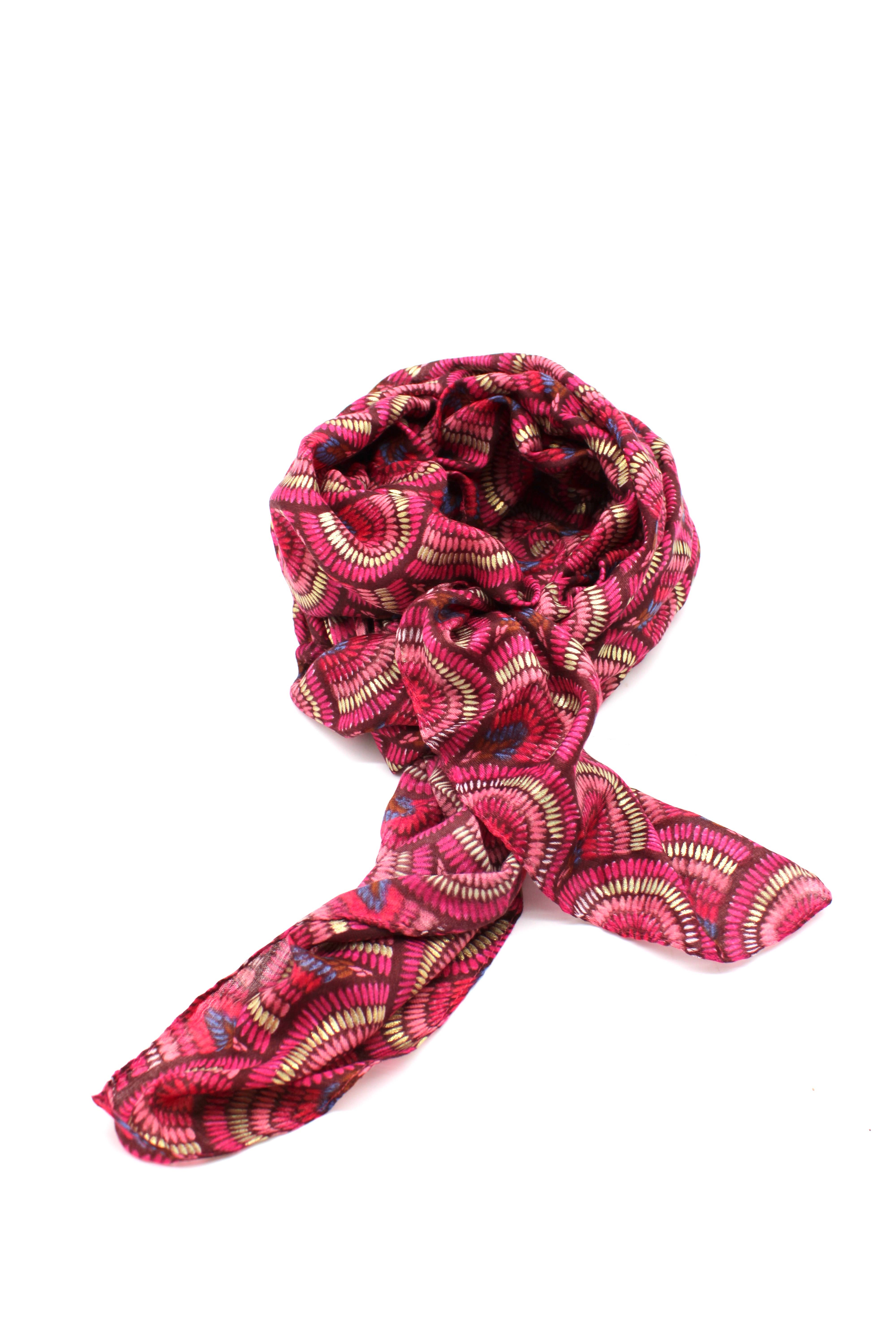 Shebobo – Engroshandel Tørklæde - Unisex – Vegas geometrisk print med metalliske detaljer tørklæde wrap7