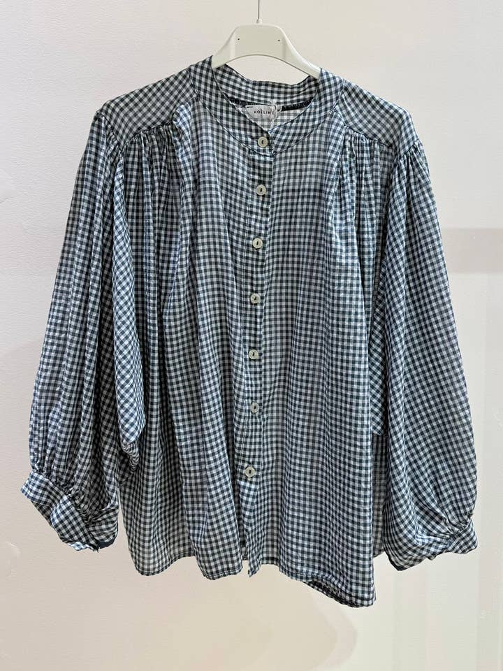 Vichy bomuldsbluse 11900-VICHY for engroshandel hos NOELINE