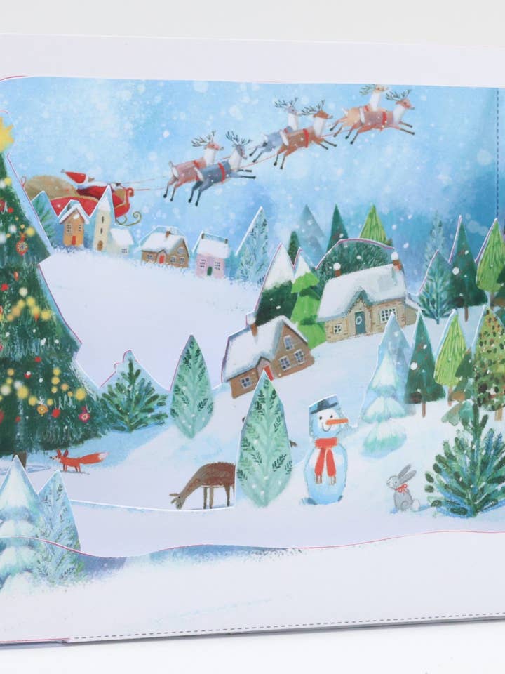 2598-23354 - Cartões Signature PM Pai Natal com o seu trenó por atacado de Multi Técnica de Papelería SA