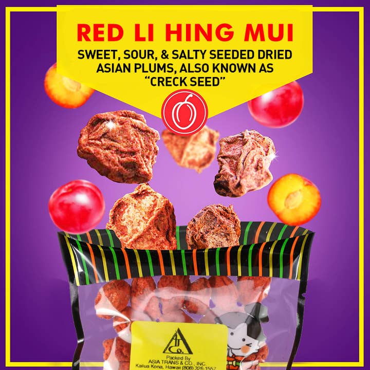 Snack Hawaii - Wholesale Dried/Dehydrated Fruit - Red Li Hing Mui