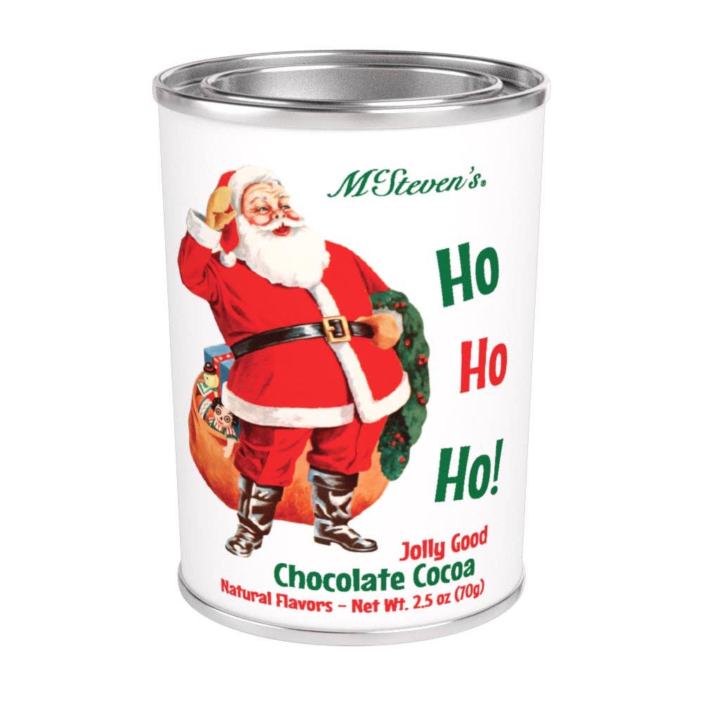 McSteven's - Vente Préparations/kits pour chocolat chaud - Père Noël Vintage Ho Ho Ho ! Bon Chocolat Joyeux. Cacao (boîtes de 70g)12