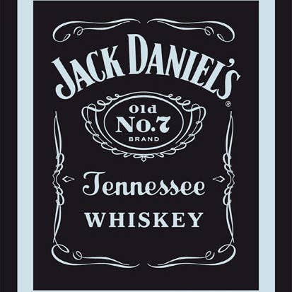 Instant Gifts International – wholesale Wall mirror – Decorative Mirror - Jack Daniel's Label