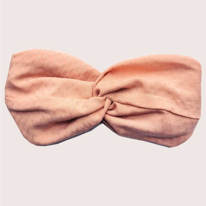 CERCHIETTO PESCA/viscosa rosa pesca per la vendita all'ingrosso da parte di Laure Derrey