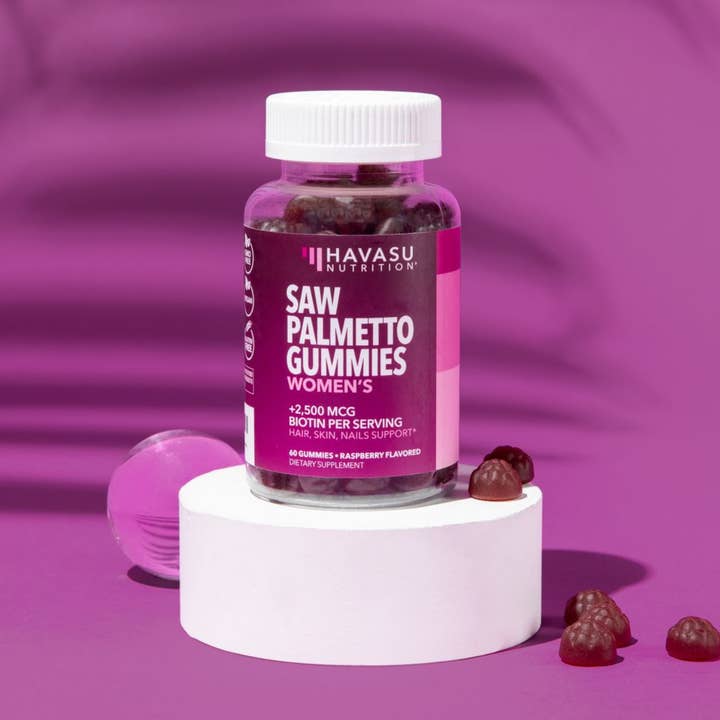 Havasu Nutrition - Wholesale Oral Supplement/Vitamin - Saw Palmetto + Biotin Gummies - Hair, Skin and Nails Gummies