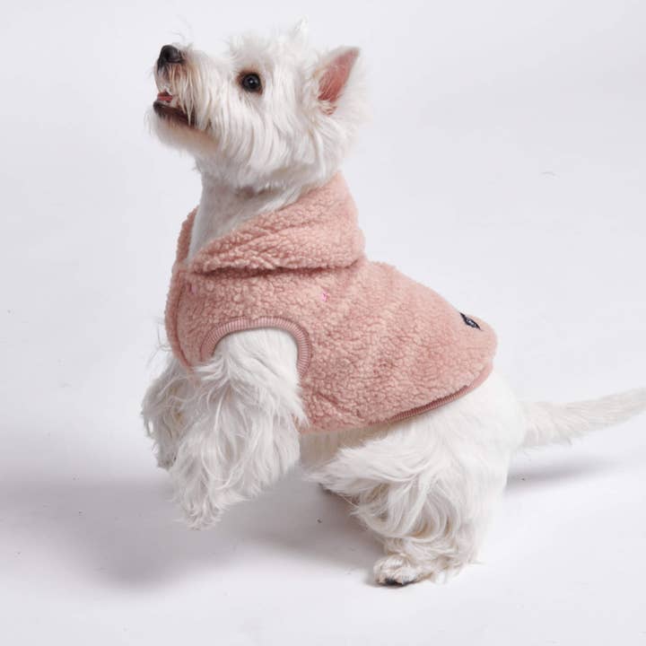 Spark Paws - Wholesale Pet Jacket - Dog - Teddy Sherpa Dog Jacket - Pink6
