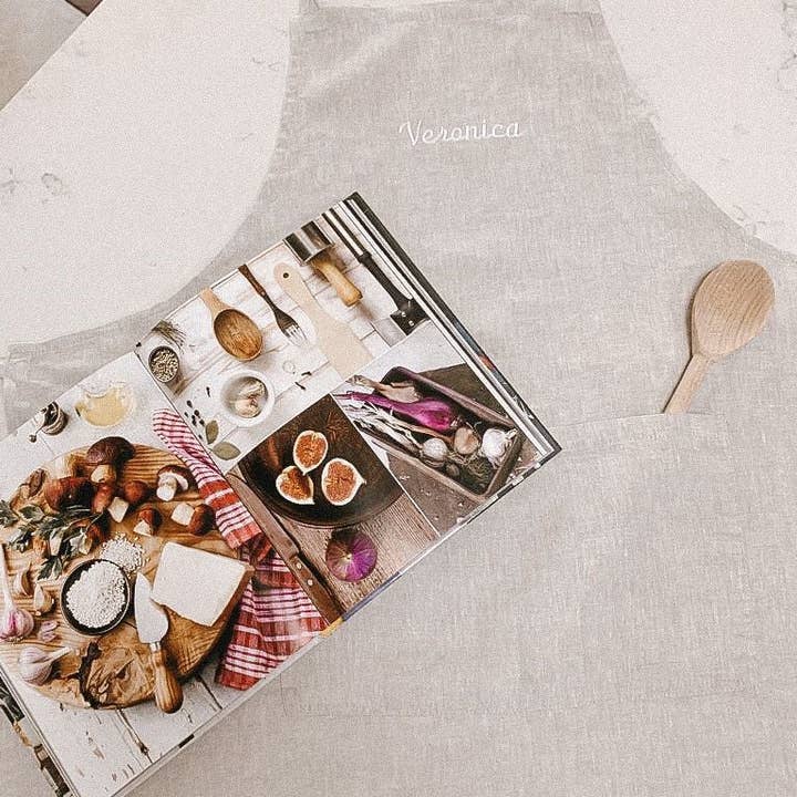 Mama and Tochter – Engroshandel Forklæde – Linen forklæde - Natural