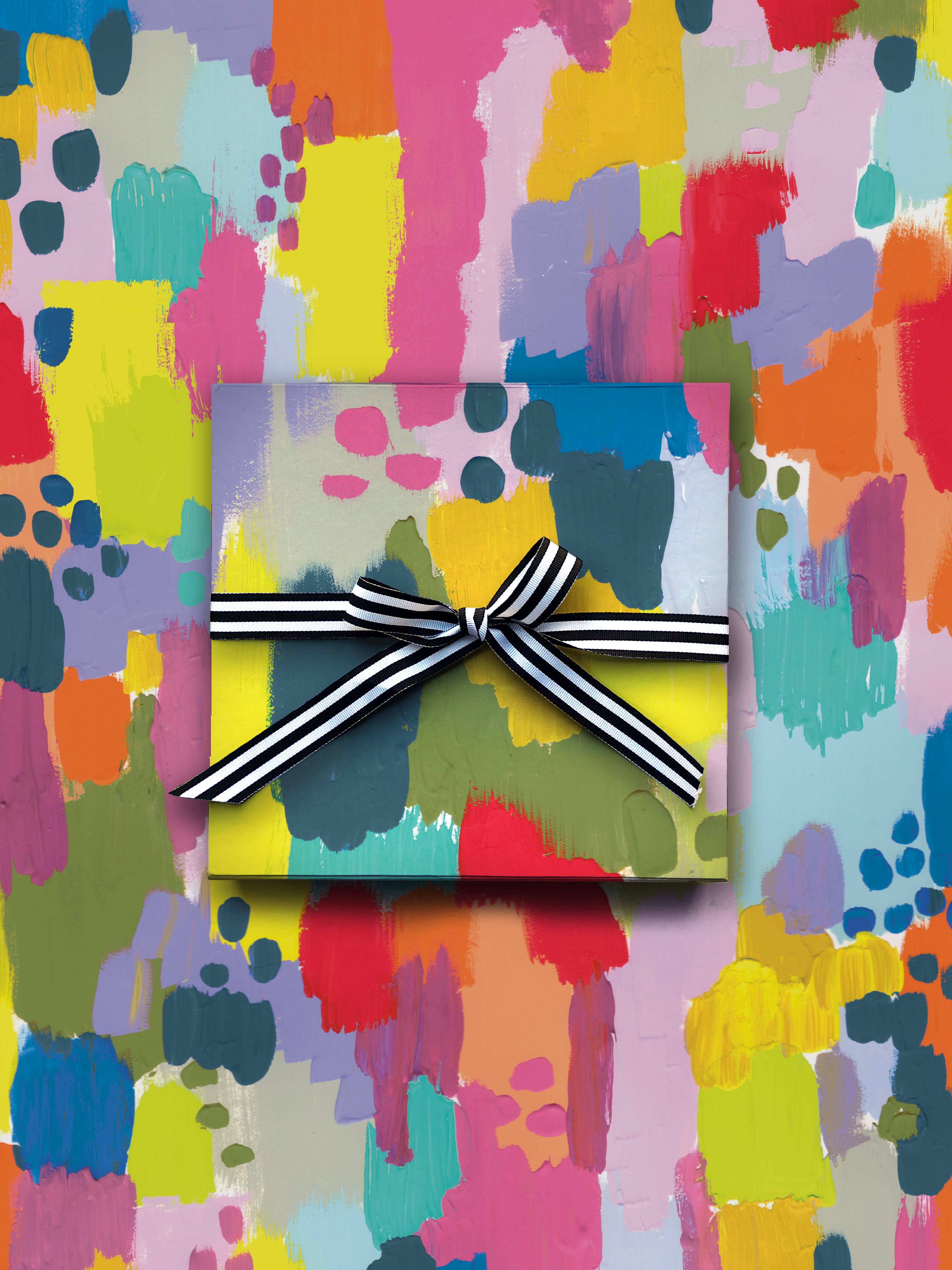 The Paper Curator - Vente Feuille de papier cadeau - Papier Cadeau Joyeux Peint | Papier d'Emballage | Emballage Cadeau | Pictural