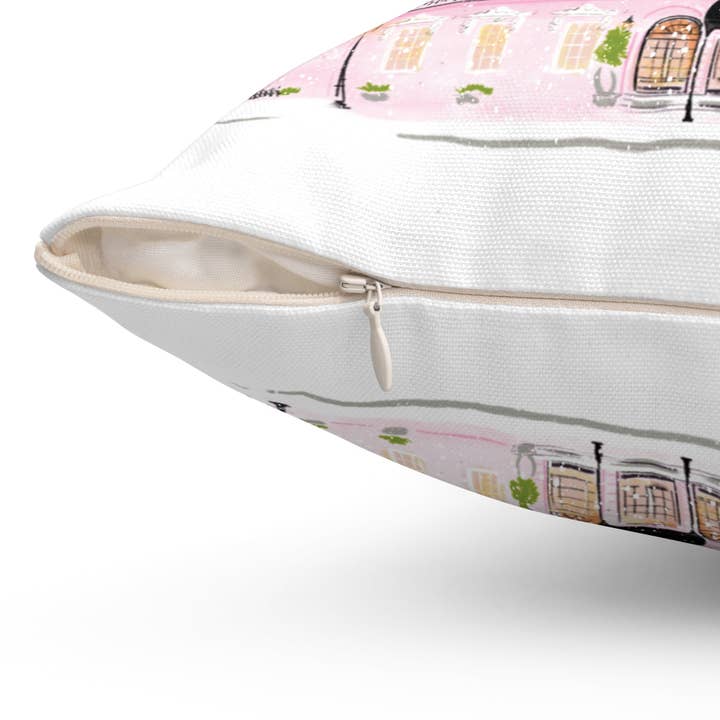 Rebecca Illustrated - Wholesale Throw/Decorative Pillow - Mills House At Christmas-Pillow9