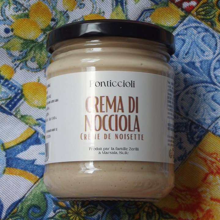 Sicilian hazelnut cream for wholesale by PONTICCIOLI