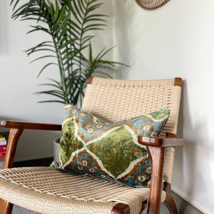 Mila∞Miro by Emelie - Wholesale Throw/Decorative Pillow - Velvet Ikat Cushion Roots | Velvet Ikat Pillow Cover8