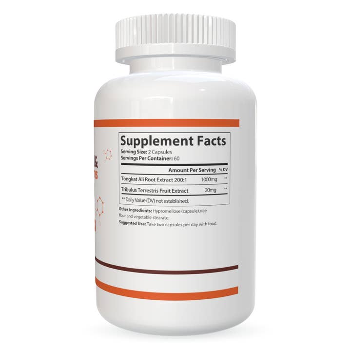 HARMONIFY - Wholesale Oral Supplement/Vitamin - HARMONIFY Tongkat Ali for Men, Tribulus Terrestris Fruit Extract 120 Capsules, 1000 mg4