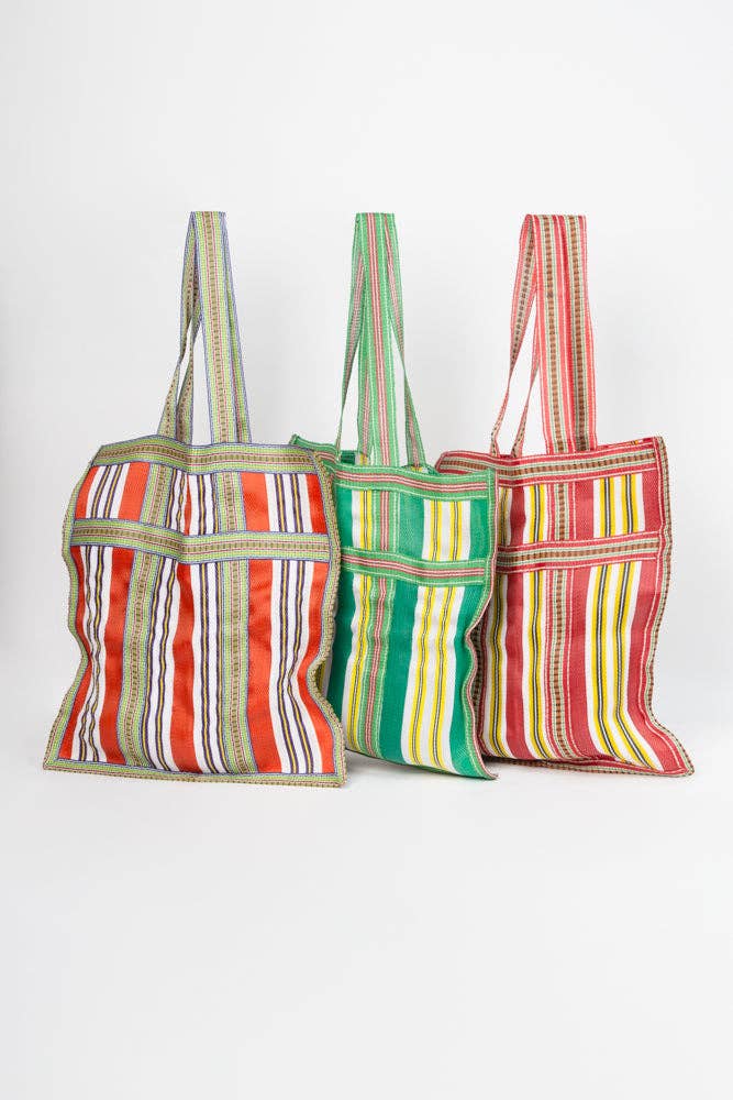 Noonday - Wholesale Tote Bag - Women's - Recycled Set of 3 "Grab and Go Market Set", Assorted Totes6