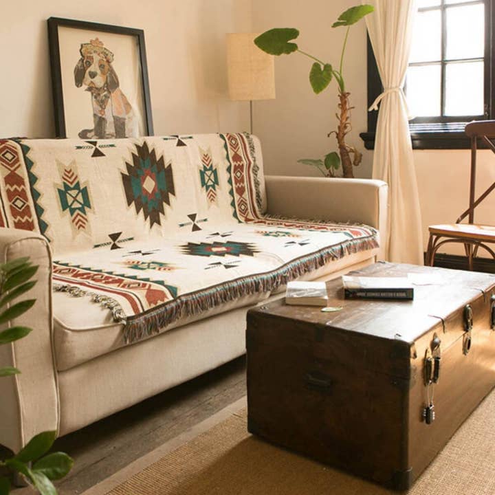 Moderny – wholesale Prydnadsfilt – Geometrisk aztekisk filt5