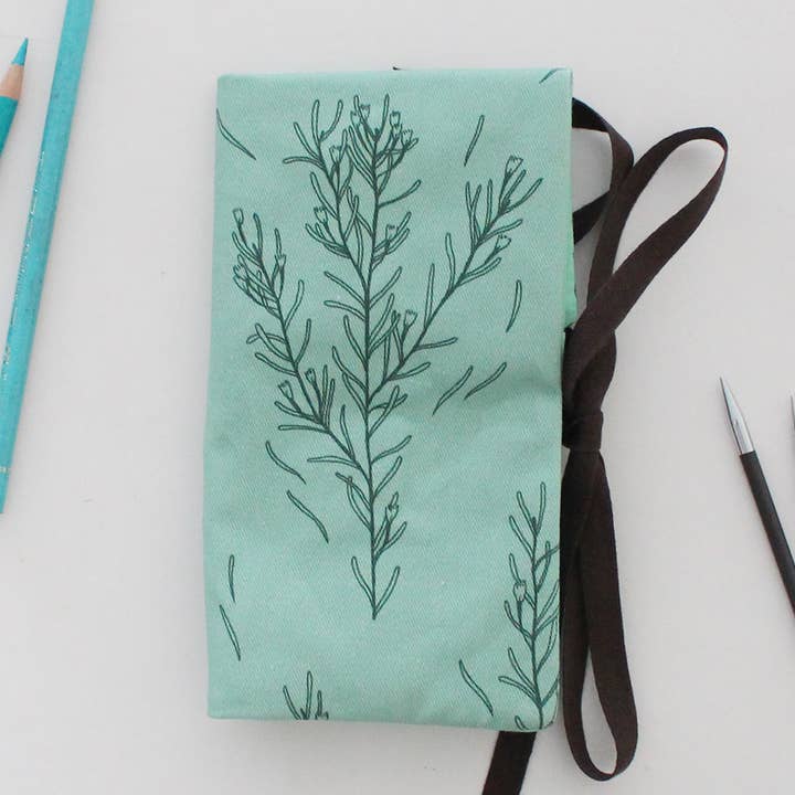 Floral Pattern | Needle Case | Pencil Case | Pencil Roll for wholesale by The Blue Rabbit House