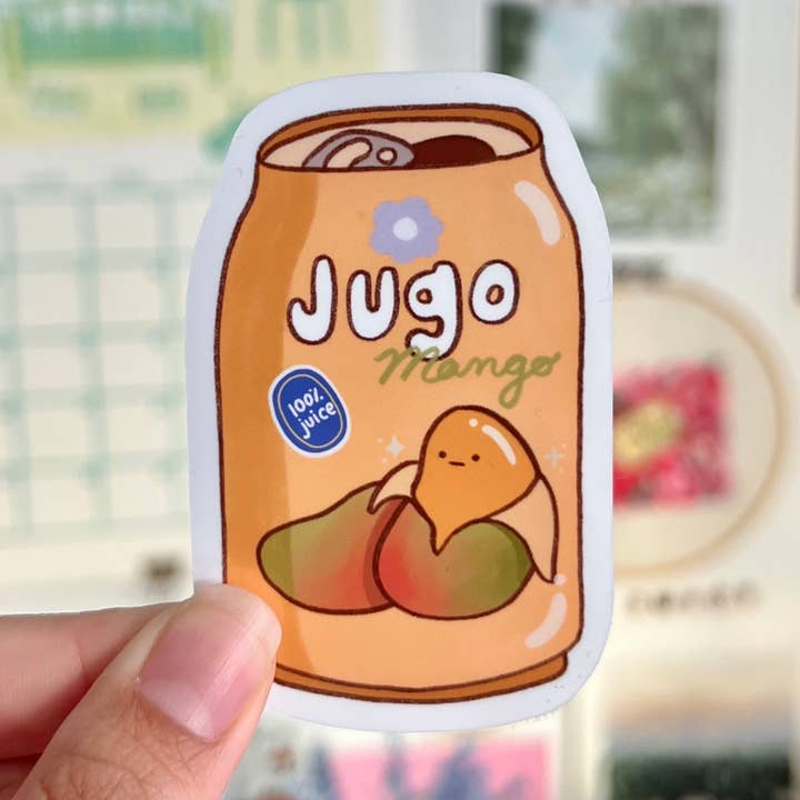 Marlene Vega Studio - Wholesale Sticker - Jugo de Mango Sticker - Mexican snacks, drinks0