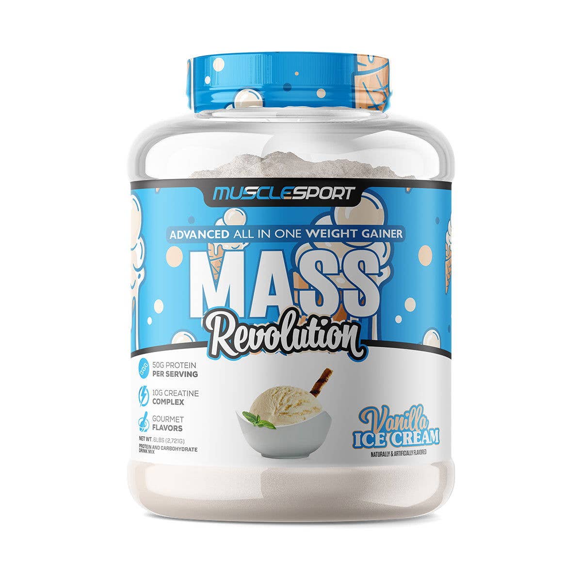 MuscleSport - Wholesale Protein/Superfood Powder - Mass Revolution™ Mass Gainer 6lb0