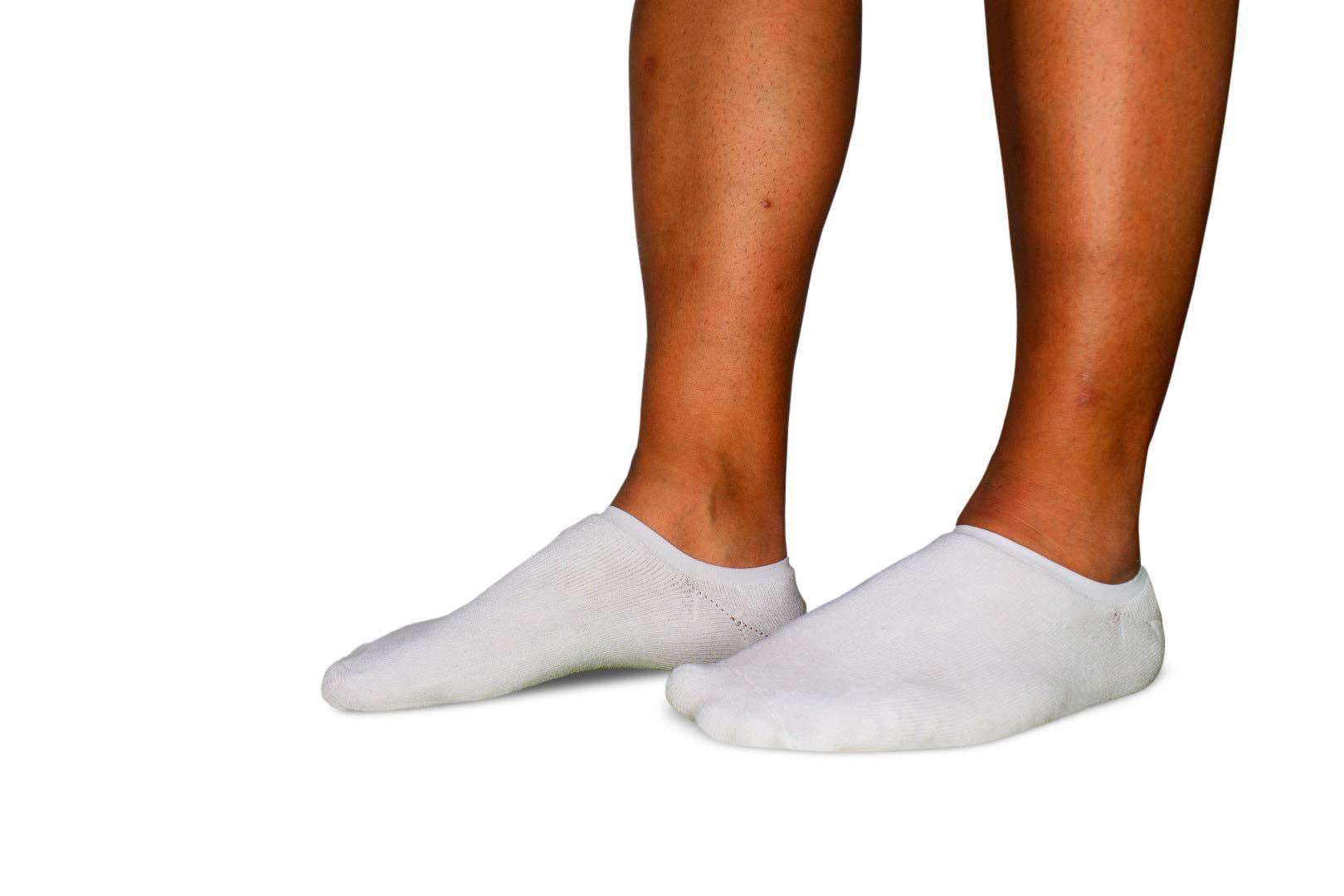 Stock Socks - Vente Chaussettes – unisexe - Chaussettes invisibles blanches1
