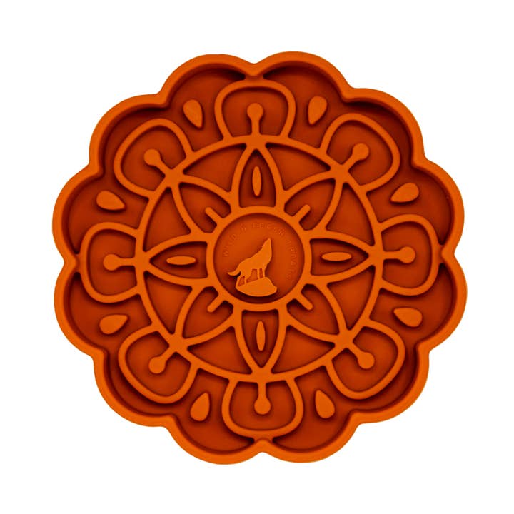 Wild n Fresh Treats - Vente Tapis de gamelle – chien - Tapis à friandises Mini Mooncake en forme de gâteau de lune0