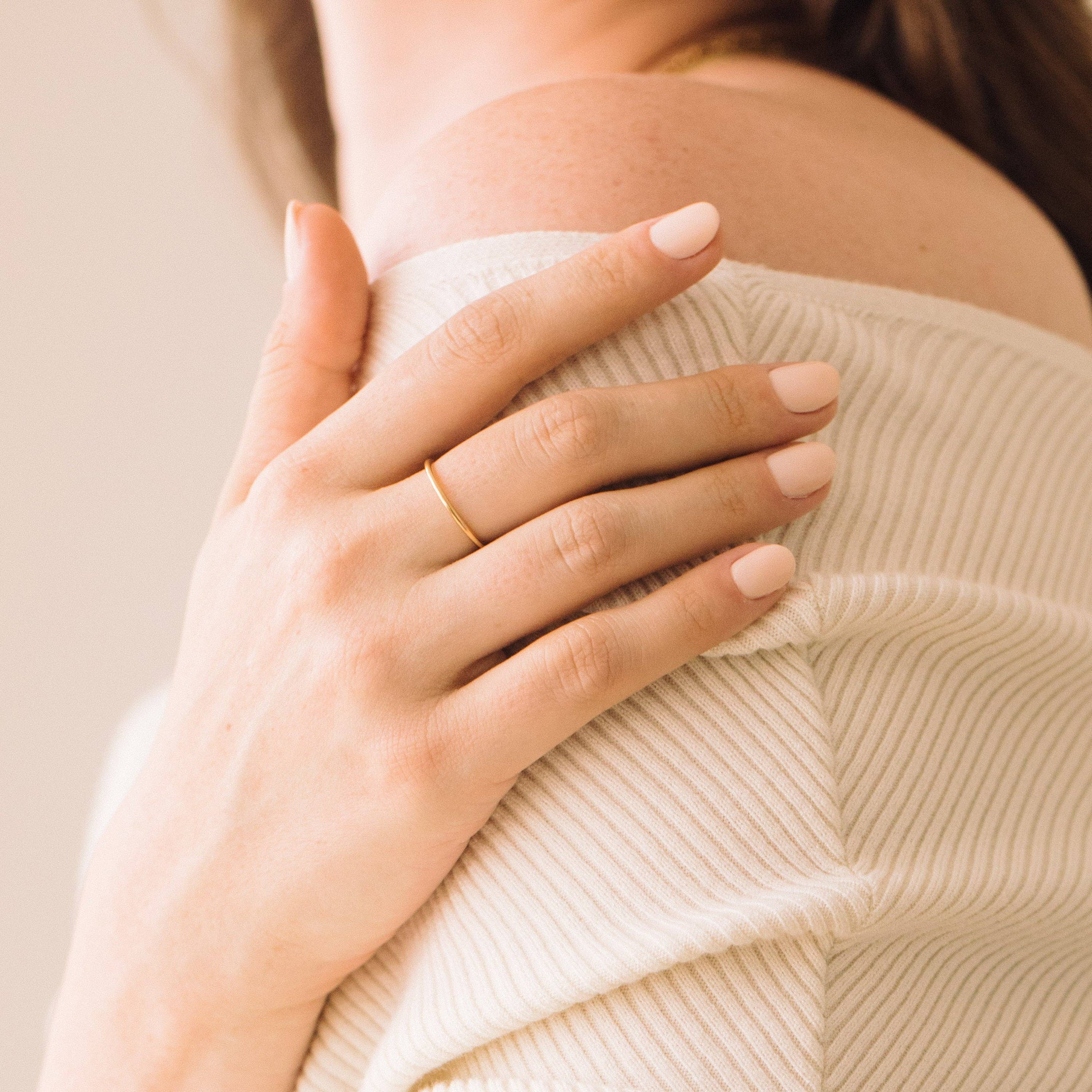 Brook & York - Wholesale Band/Stacked Ring - Demi Extra Thin Ring2