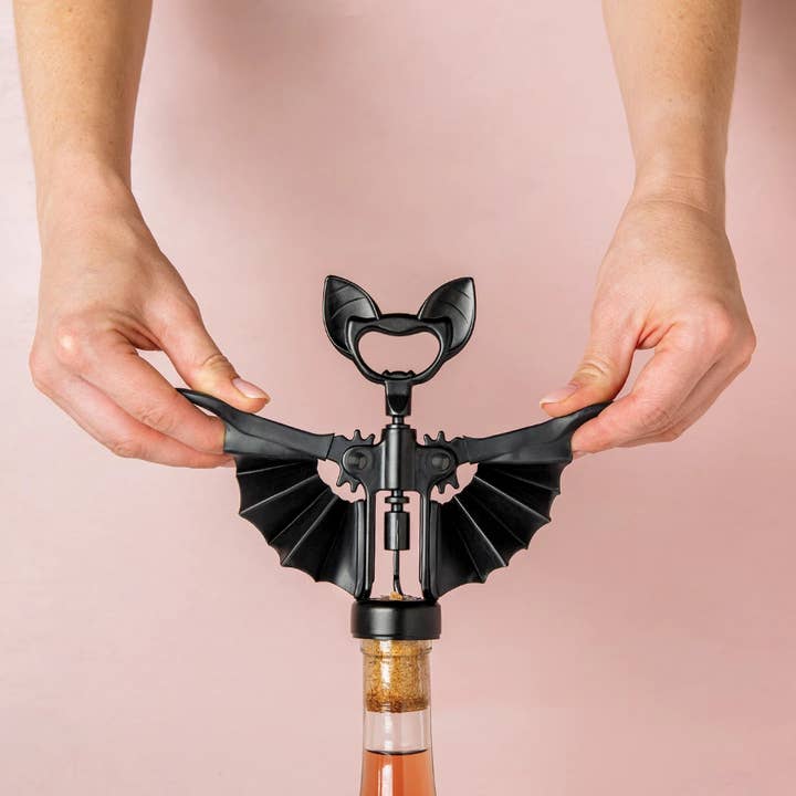 OTOTO - Wholesale Bottle/Wine Opener - Vino Spooky Bat - Wine & Beer Opener - Halloween Gifts2
