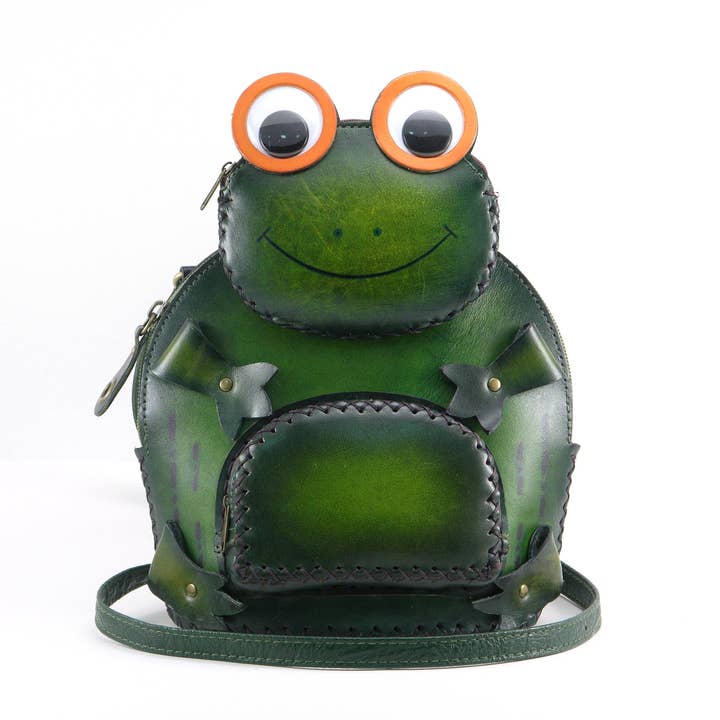 Sunflower Handmade leather inc - Wholesale Crossbody bag – Women's - Leather Small Frog Purse handbag1