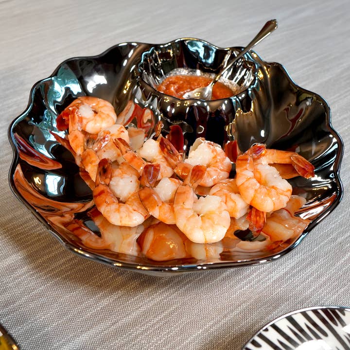 Silver Coast Chip & Dip (One Piece) 11.75x11.75x2.5 and other Purchase Wholesale silver christmas crackers. Free Returns & Net 60 Terms on Faire trending on Faire.