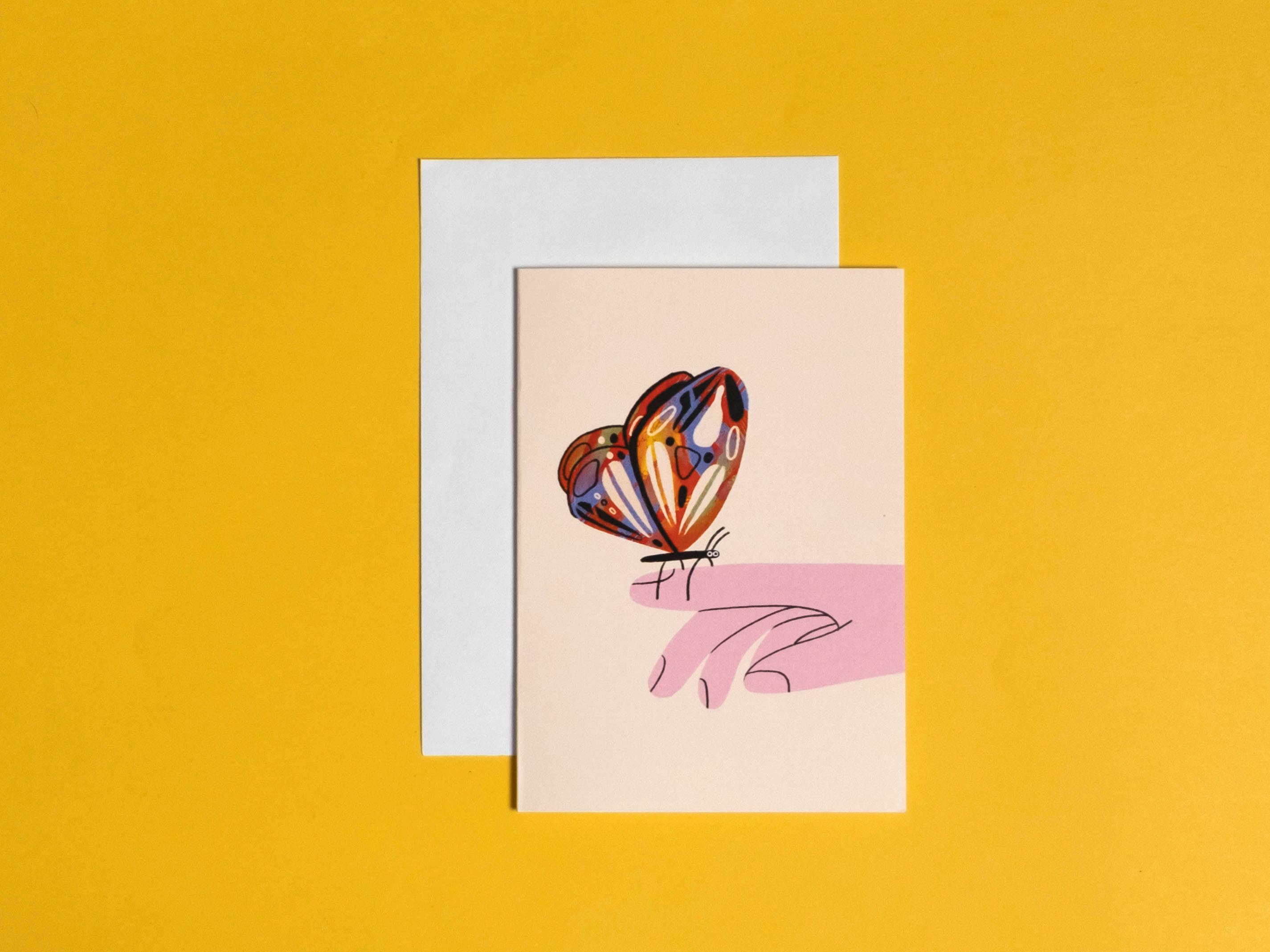 Matilde Horta – wholesale Vardagliga hälsningskort – Fjäril - Gratulationskort - 10,5x14,6cm0