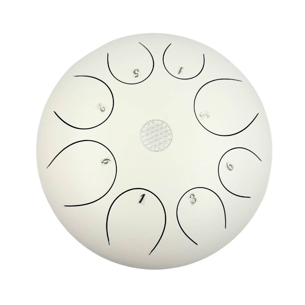 Earths Elements Wholesale - Wholesale Musical Instrument - Tongue Drum - 30cm, White1