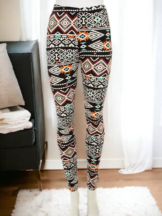 Tribal Mönster Leggings för wholesale av Andrea Bijoux