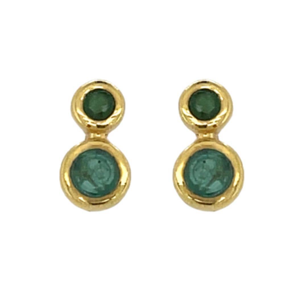 Esprit Creations - Wholesale Stud/Post Earrings - Luxurious Gold Vermeil Stud Earrings1