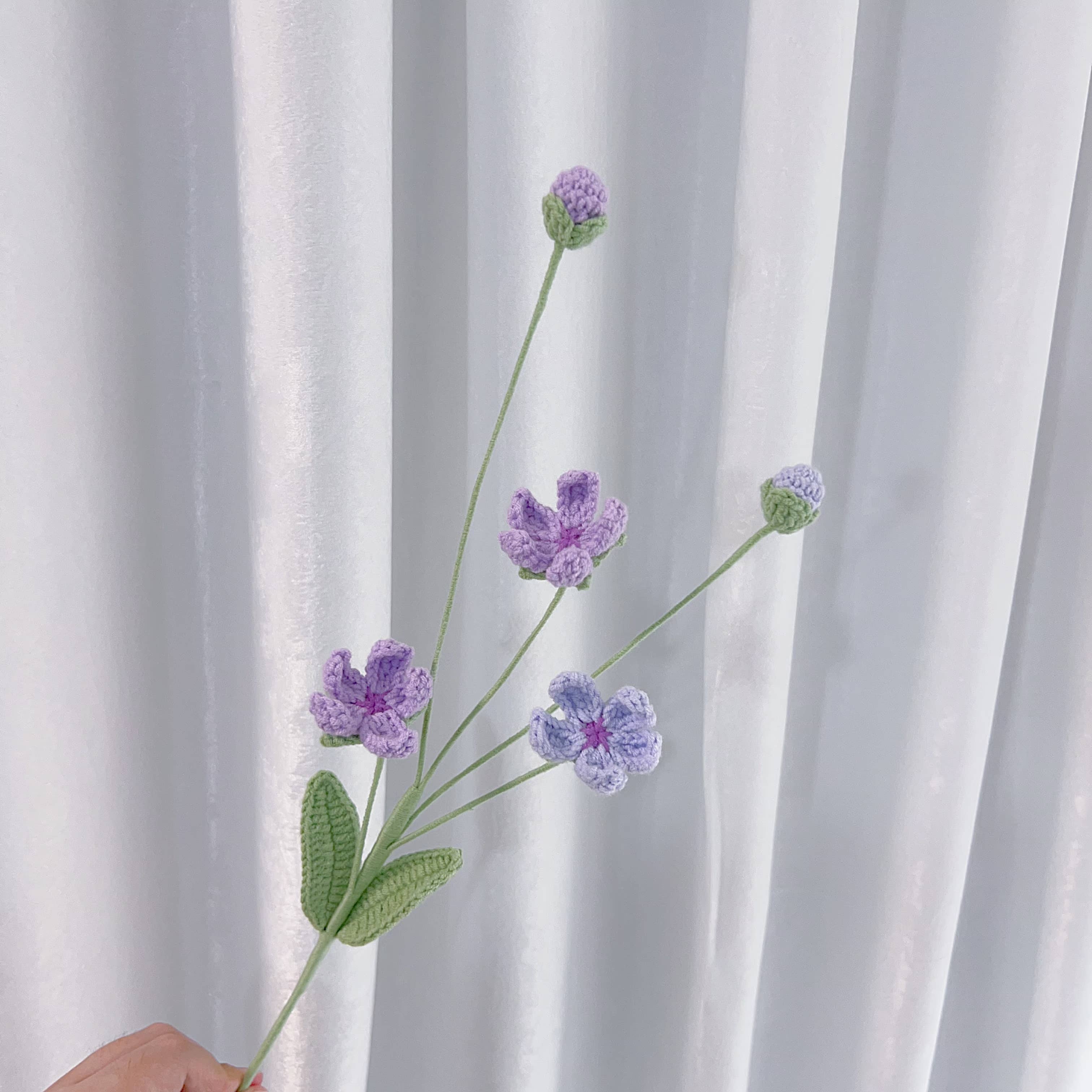 Lilyrosy（Duty free) – wholesale Artificial flowers – Lilyrosy Crochet Drip plum blossoms, Handmade Gifts  1