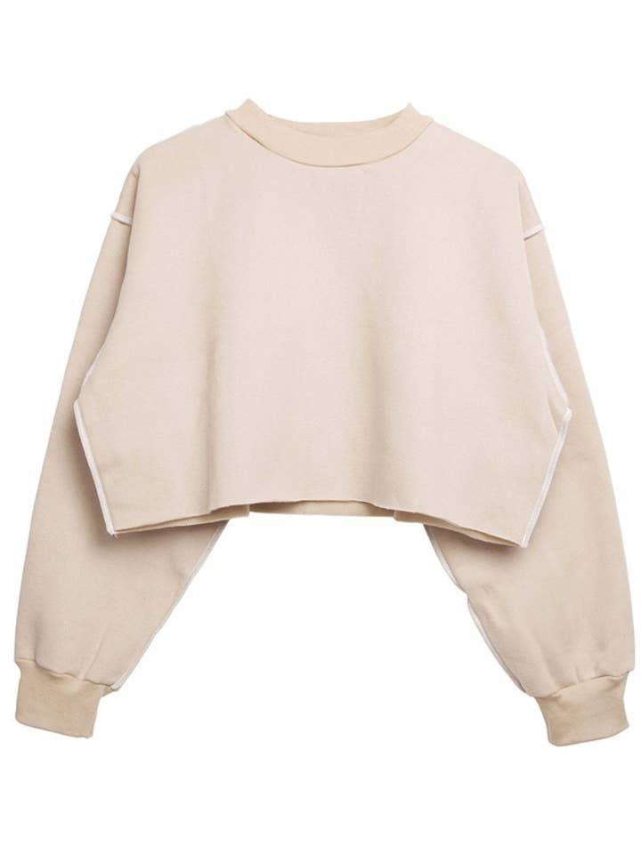 Miss Sparkling - Wholesale Sweatshirt - Women's - Crop Top Sweatshirt