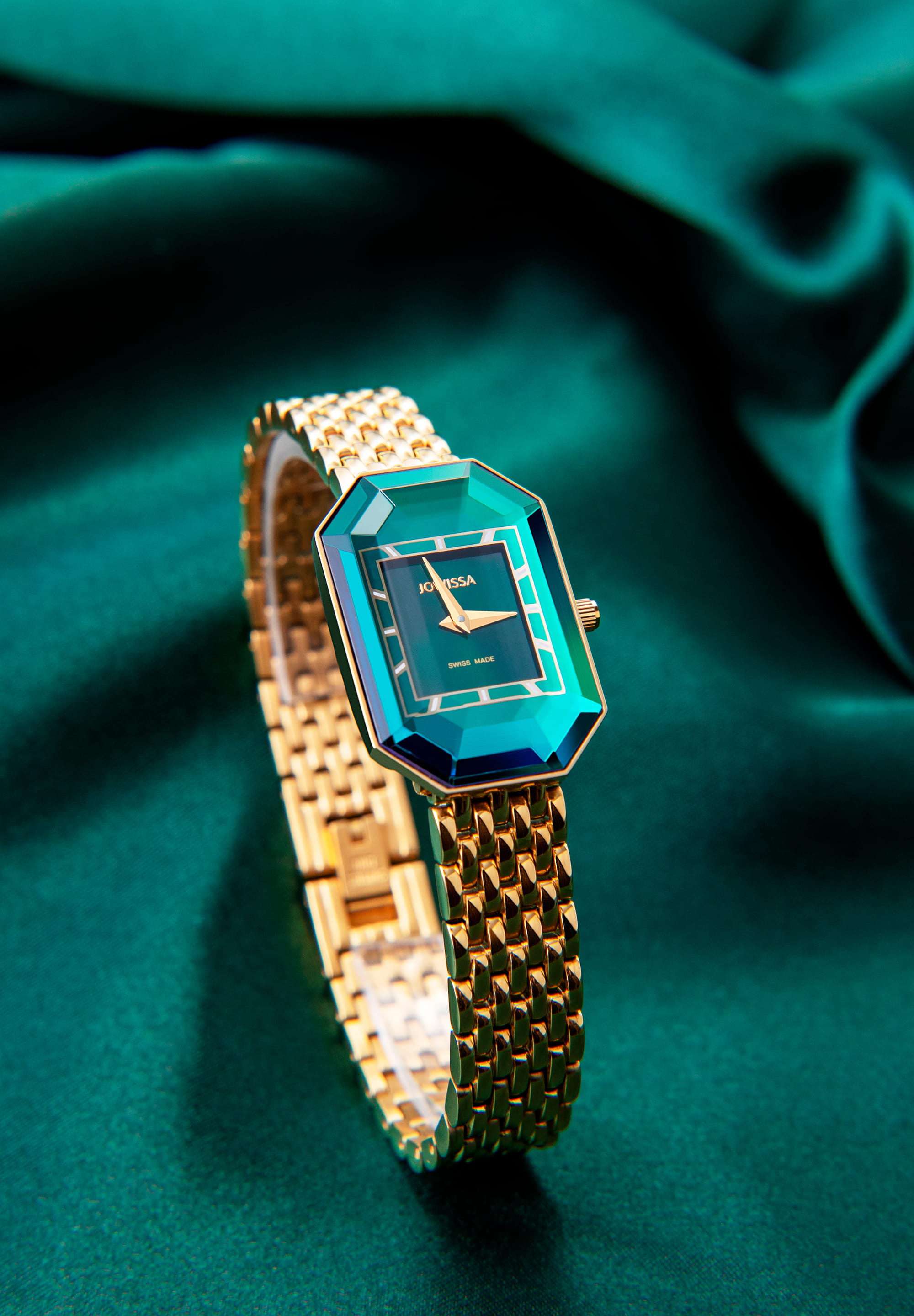 Jowissa - Wholesale Wrist Watch - Women's - Facet Emerald Swiss Ladies Watch J8.058.S4