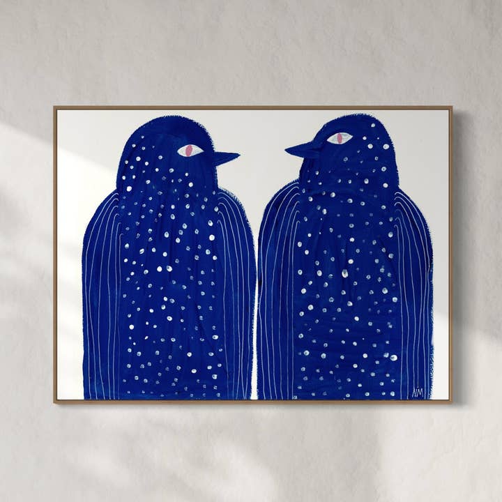 Blaue Vögel für den Großhandel von Nancy McKie