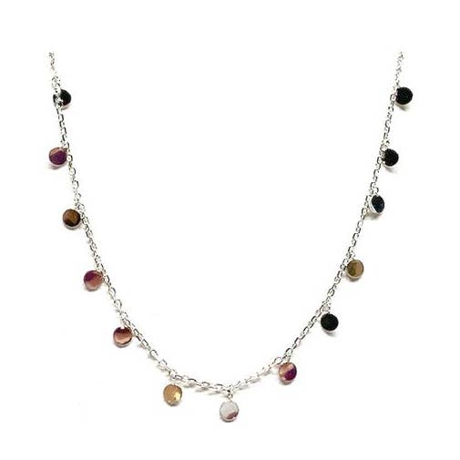 Mini Disk Dangle Necklace : Sterling Silver for wholesale by Athena Designs