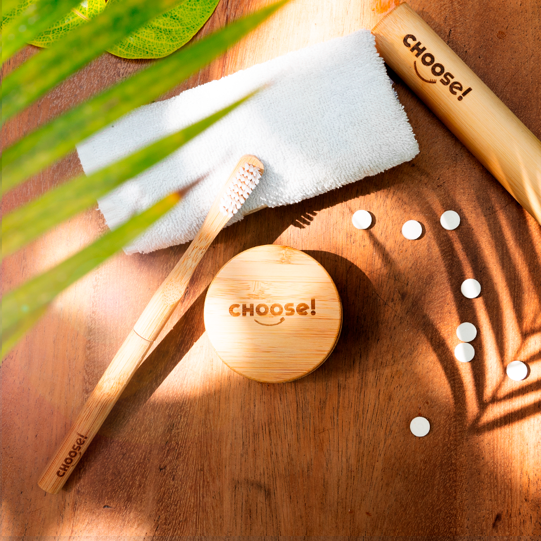 CHOOSE!™ Premium Sustainable Care Essentials. Less Plastic. - Wholesale Toothpaste - CHOOSE Toothpaste Tablets - Family Gift Box - 180 Tabs1