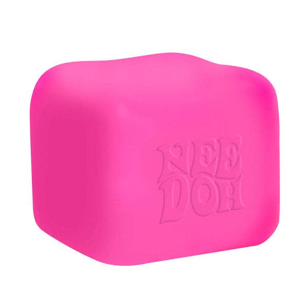 Showcase - Wholesale Squishy Toy - Kids & Baby - Nee Doh Nice Cube GLOW Squishy Fidget Stress Ball (1pc) Assorted Colors4