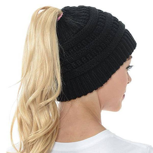 Style Rack - Venta al por mayor Gorro de lana - Mujer - Gorro de lana para tejer con forma de cola de caballo10