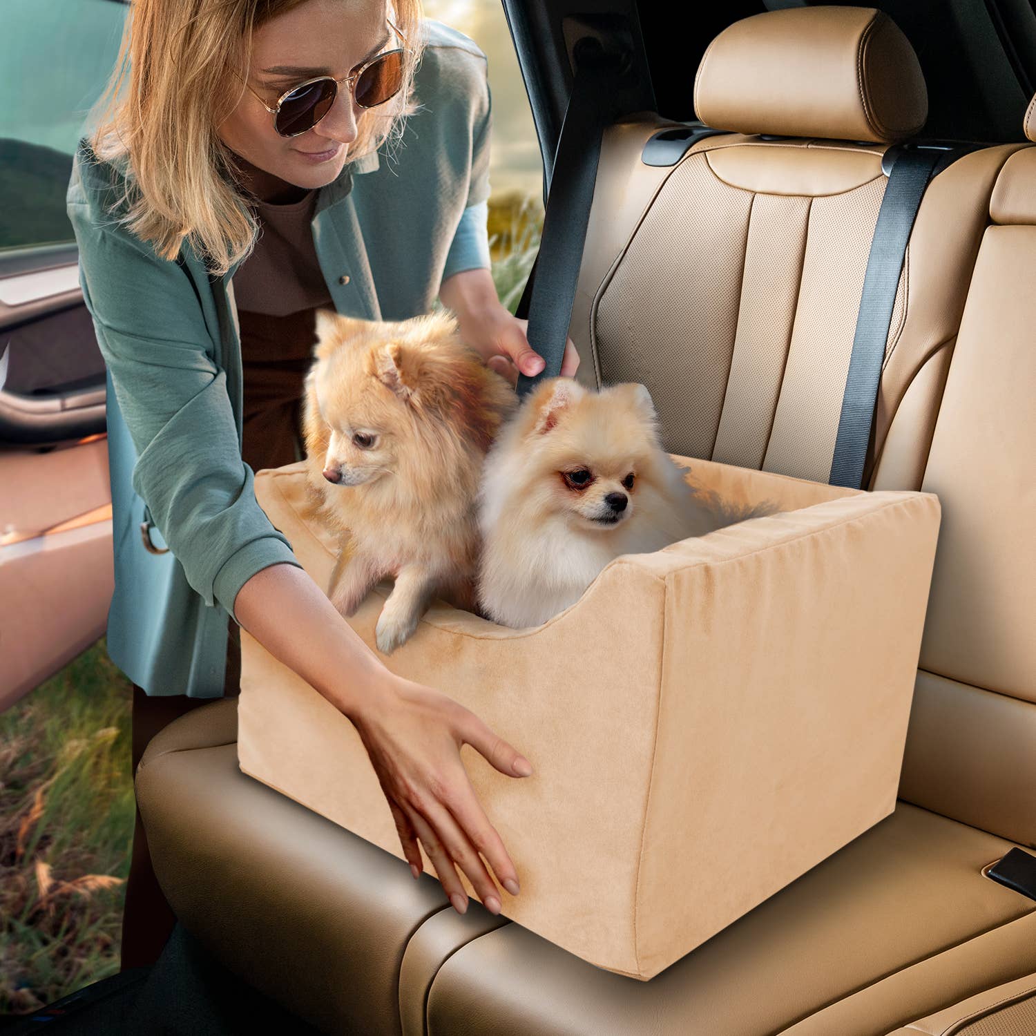 Precious Tails - Wholesale Pet Carrier - Cat/Dog - Precious Tails High Density Foam Pet Booster Seat30