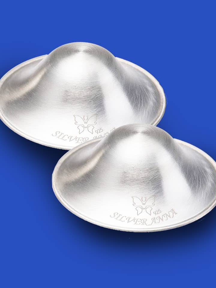 Silveranna® 925 Silver Nipple Shields for wholesale by Silveranna Silver Nursing Cups