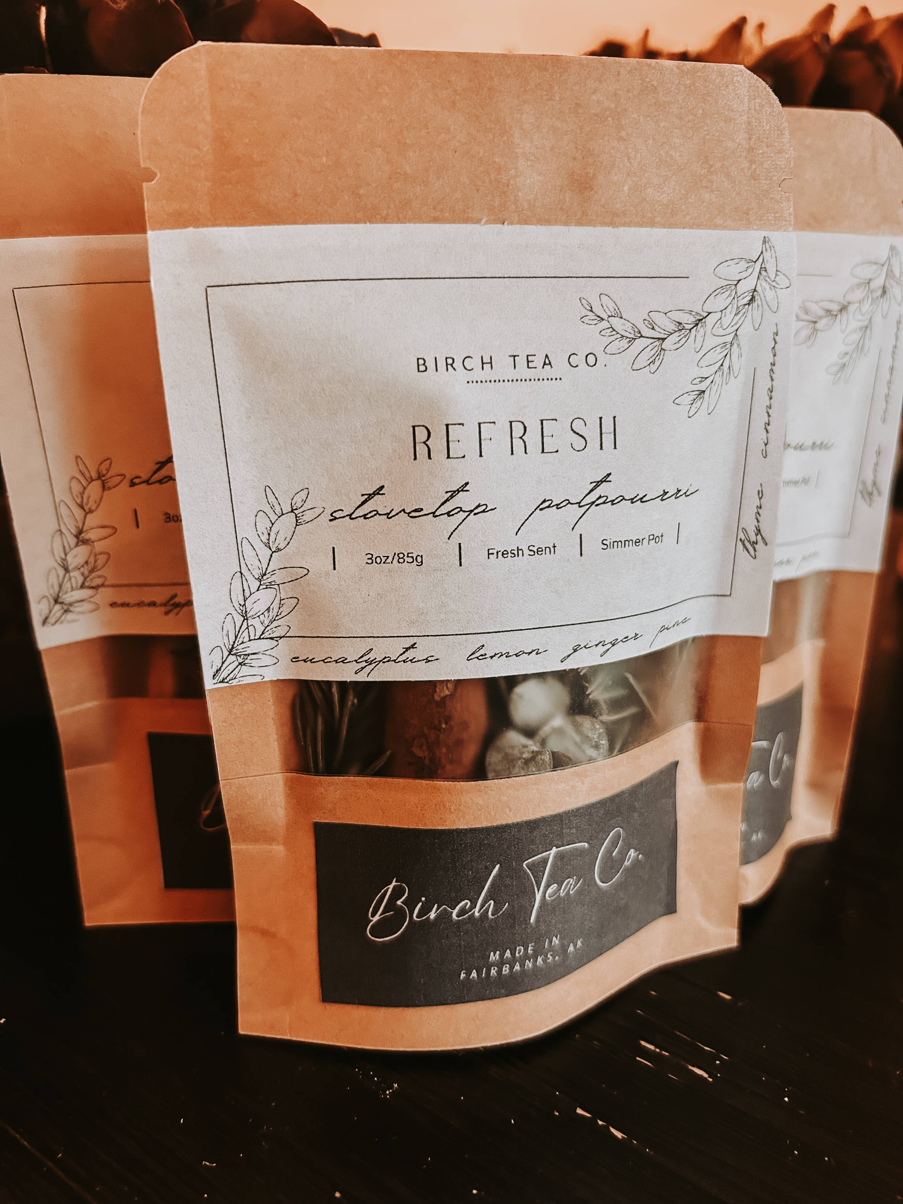 Birch Tea Co. - Wholesale Potpourri - Refresh Potpourri Stovetop Kit nostalgic home fragrance3