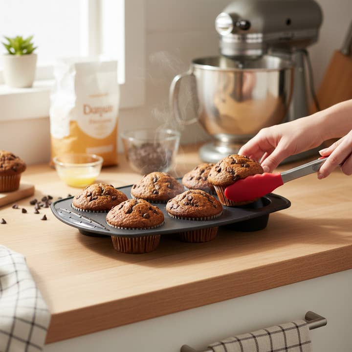 Kadra Kitchenware - Wholesale Cupcake/Muffin Pan - L. Gourmet - Silicone Muffin Tray1