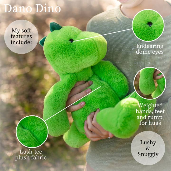 Beverly Hills Teddy Bear Company - Wholesale Stuffed/Plush Toy - Kids & Baby - World's Softest 16-inch Green Dino Plush Toy for Kids2