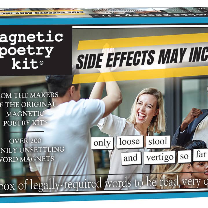 Side Effects May Include Magnetic Poetry Kit for wholesale by Magnetic Poetry