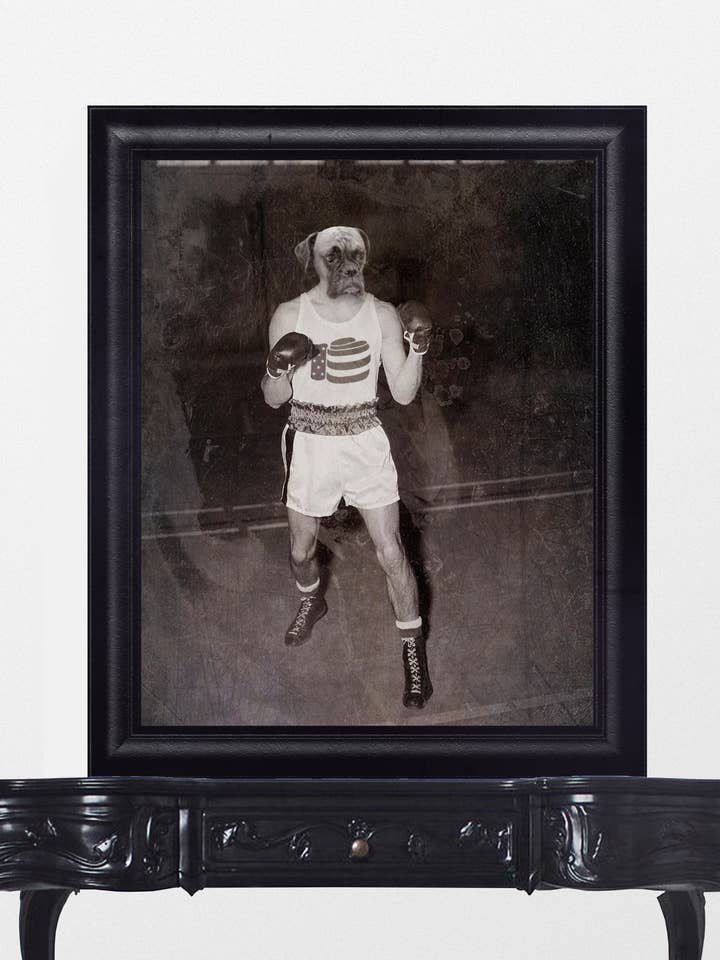 Boxing Boxer Print for wholesale by The Wild Oddisorium