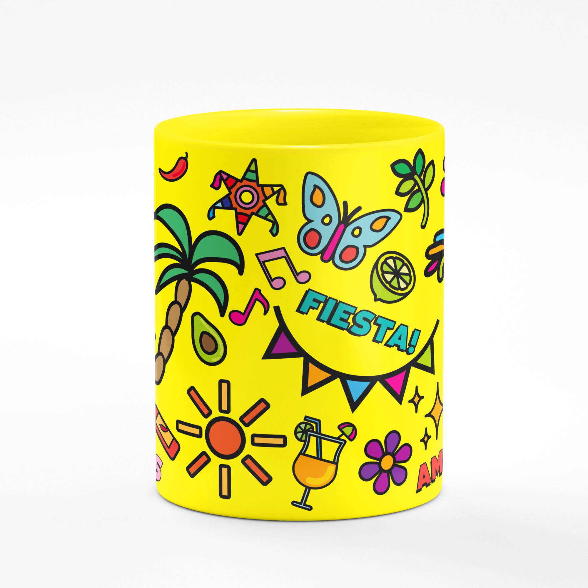 Studio Soph (We Pay Your Import Fees - We Ship DDP) - Wholesale Coffee Mug - Latin Icons Mug1