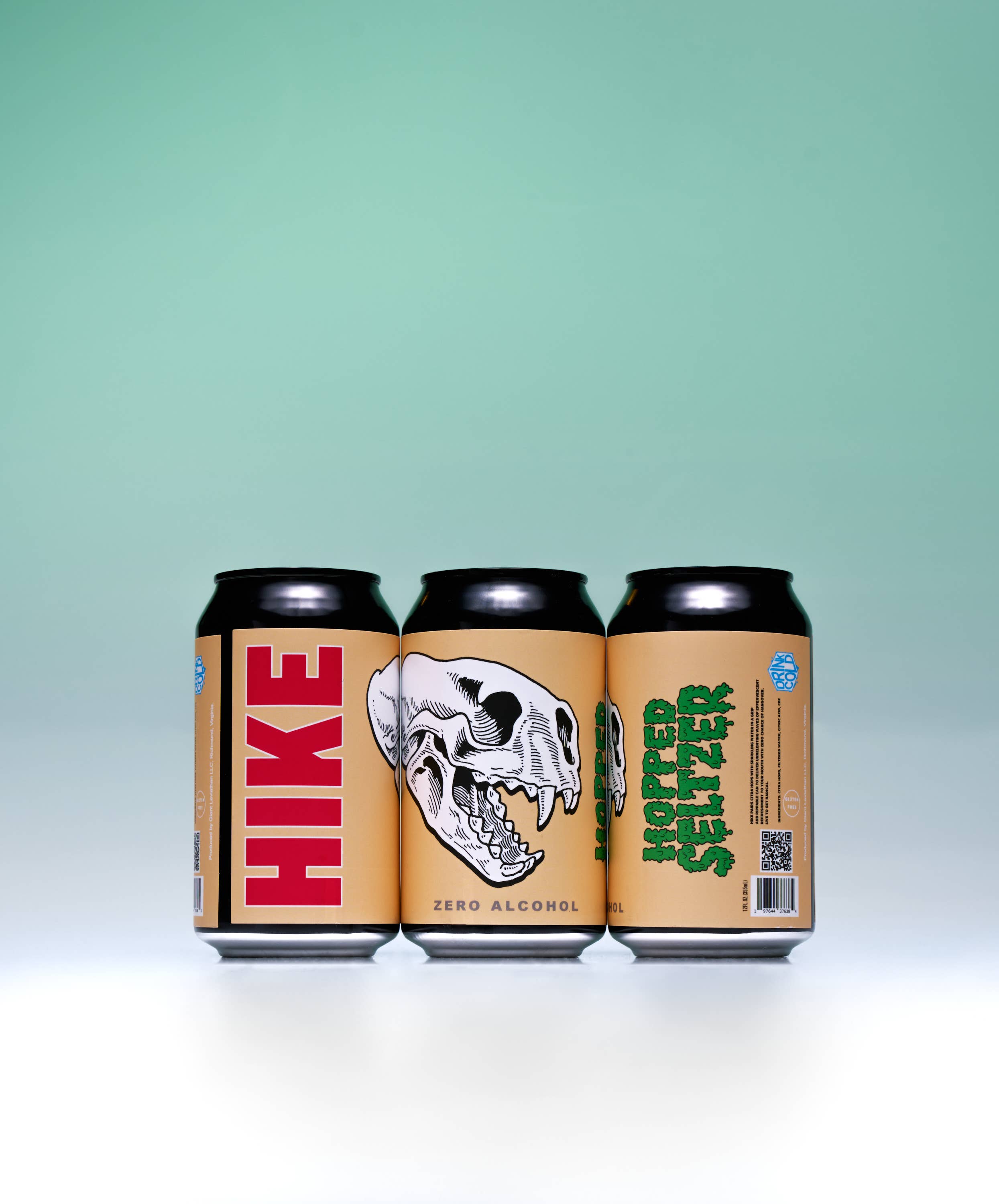 HIKE Hopped Seltzer - Wholesale Non-Alcoholic Beer - Citra Hopped Seltzer-6 pack-12oz cans2