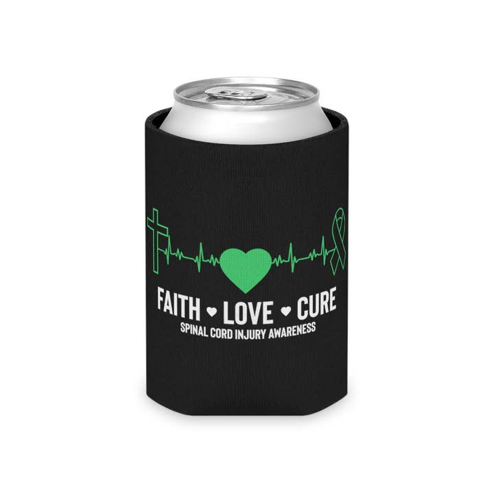 Teegarb LLC - Wholesale Drink Huggers & Koozies - Beer Can Cooler Sleeve Hilarious Spinal Cord Injury Awareness Sickness Fighter Humorous Spine Column Disorders Support Enthusiast11