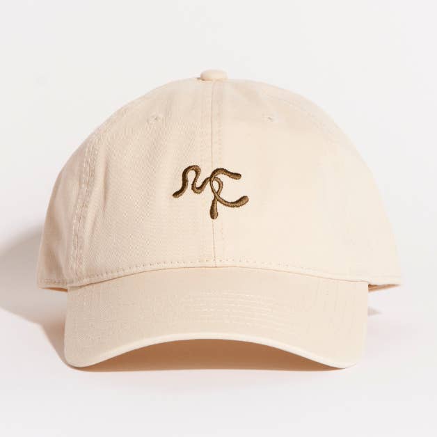 Cappello Ricamato - Bianco Sporco/Verde per la vendita all'ingrosso da parte di Mia Capri