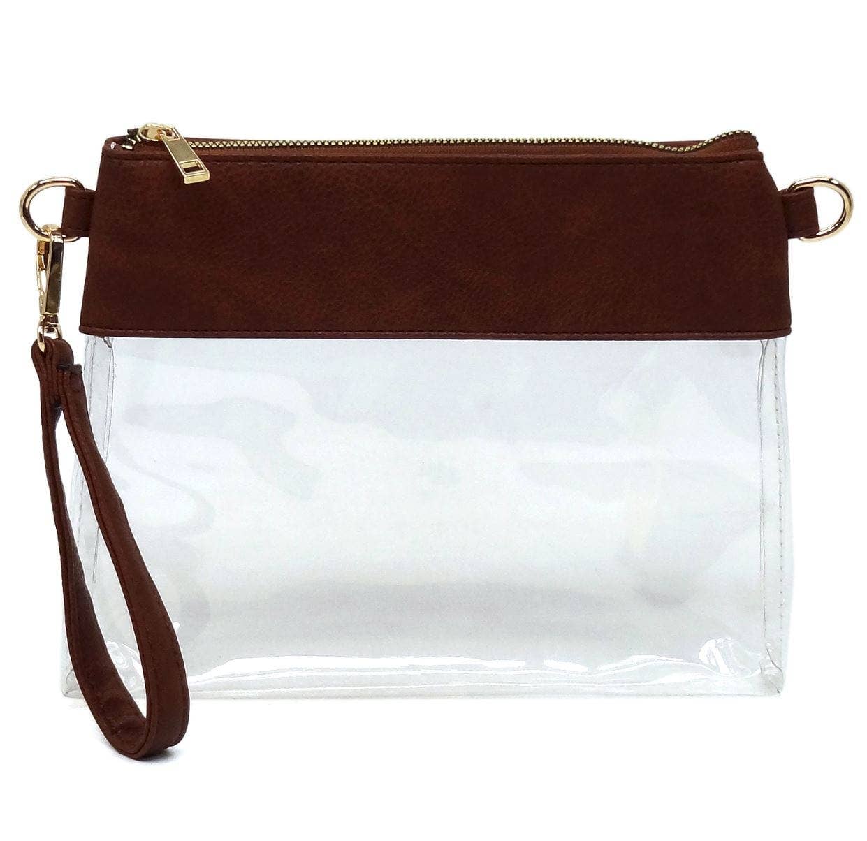 MiMi Wholesale - Wholesale Crossbody Bag - Women's - AD200T Game Day Clear Crossbody Bag/Clutch26